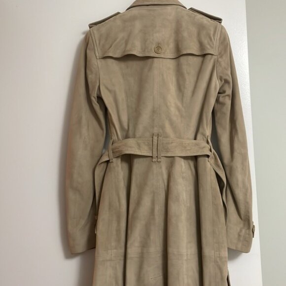 *SOLD*NEW Burberry Runway Suede Trench - Picture 14 of 16